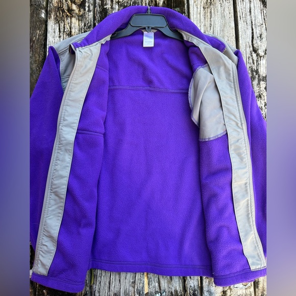 Genuine Stuff LSU Tigers Men’s Long Sleeve Full Zip Purple/Gray XL Jacket - Picture 4 of 7